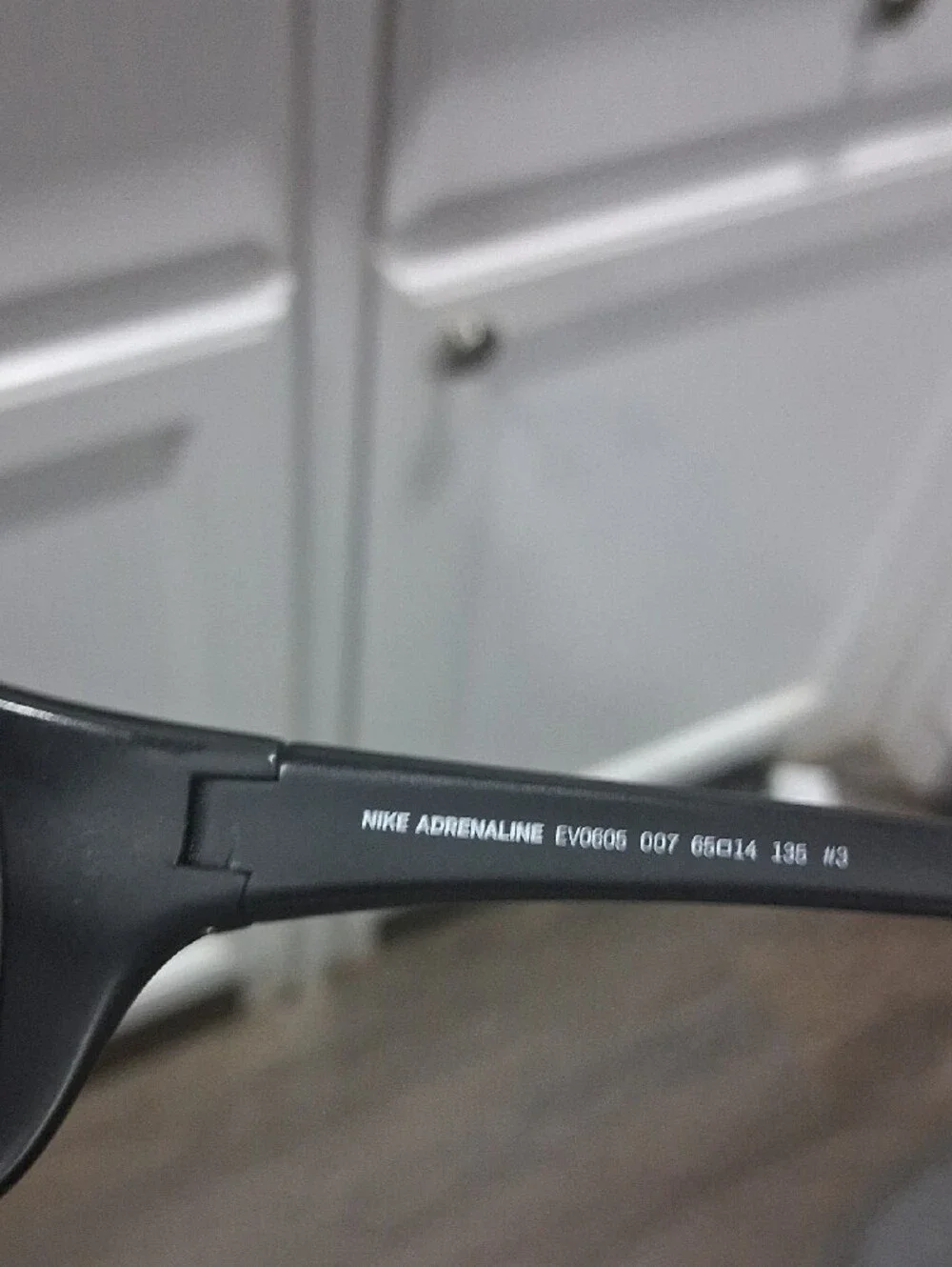 Nike Matte Black Sport Sunglasses with Neon Yellow Swoosh